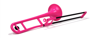Plastic Trombone - Pink